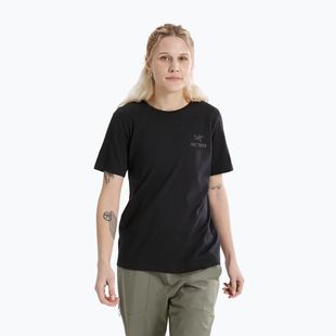 Koszulka damska Arcteryx Kragg Sl Cotton Emblem Crew black