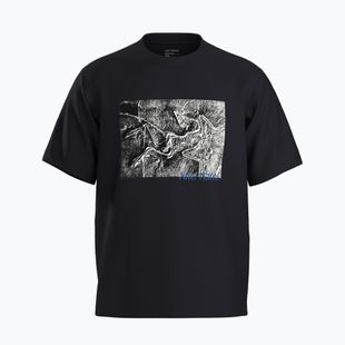 Koszulka męska Arcteryx Kragg Cotton Lithographica black