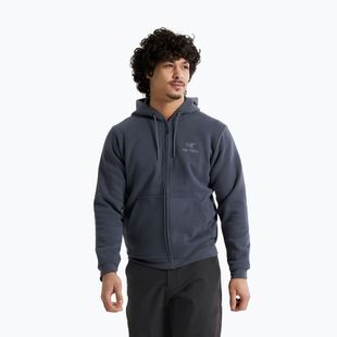 Bluza polarowa trekkingowa męska Arcteryx Emblem Fleece Full-Zip Hoody dark stratus