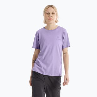 Koszulka damska Arcteryx Kragg Sl Cotton Emblem Crew mallow