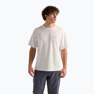 Koszulka męska Arcteryx Kragg Cotton Emblem Crew SS white light