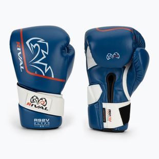 Rękawice bokserskie Rival RS2V Super Sparring 2.0 blue