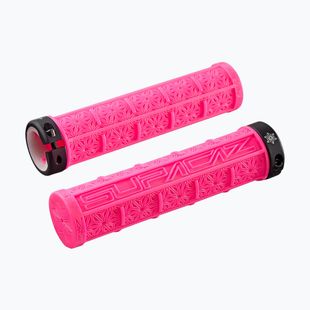 Chwyty kierownicy SUPACAZ Grizips neon pink