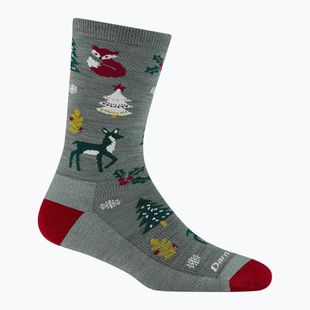 Skarpety damskie Darn Tough Yuletide Wild Crew Lightweight with Cushion balsam