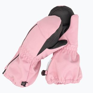 Rękawice narciarskie dziecięce Reima Tepas Mittens grey pink