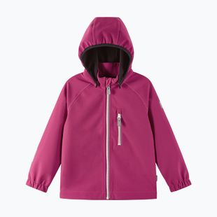 Kurtka softshell dziecięca Reima Vantti rosy berry