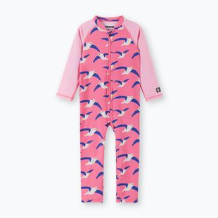 Kombinezon UPF 50+ dziecięcy Reima Polskii soft coral