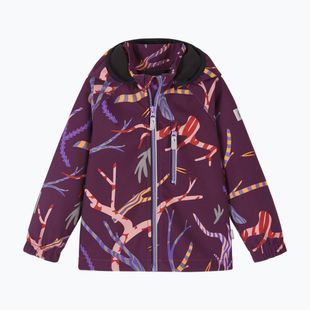 Kurtka softshell dziecięca Reima Vantti deep purple