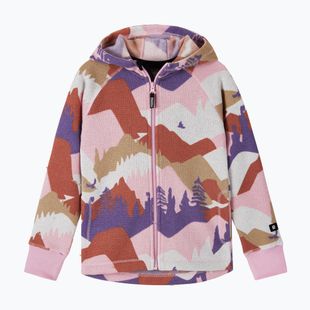 Bluza polarowa dziecięca Reima Northern Fleece Hoodie grey pink