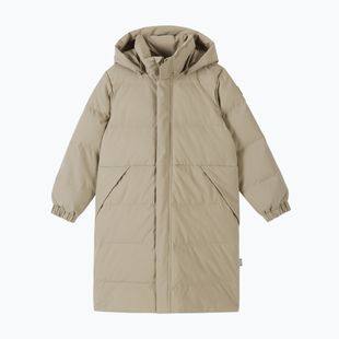 Płaszcz puchowy dziecięcy Reima Parkkala earthy beige