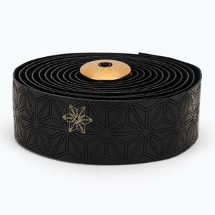 Owijka na kierownicę SUPACAZ Super Sticky Kush Galaxy gold print/ano gold plugs