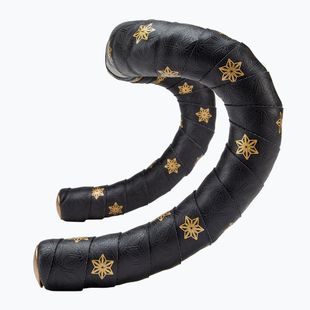 Owijka na kierownicę SUPACAZ Super Sticky Kush Galaxy gold print/ano gold plugs