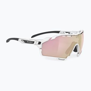 Okulary przeciwsłoneczne Rudy Project Cutline white gloss/multilaser rosegold