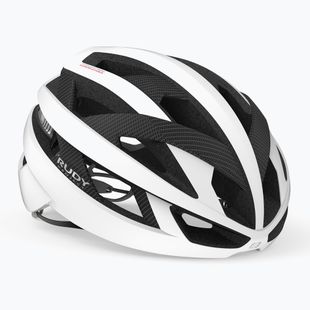 Kask rowerowy Rudy Project Rebel carbon white matte