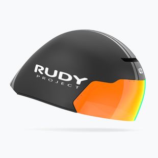 Kask rowerowy Rudy Project Wingdream black matte/multilaser orange
