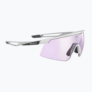 Okulary przeciwsłoneczne Rudy Project Turbolence white matte/impactx photochromic 2 laser purple