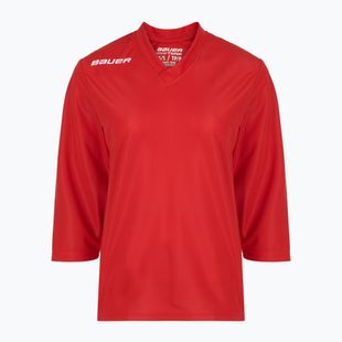 Longsleeve hokejowy dziecięcy Bauer Flex Practice Jersey Jr red