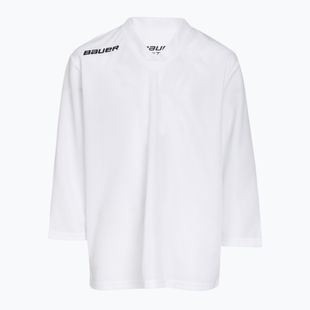 Longsleeve hokejowy dziecięcy Bauer Flex Practice Jersey Jr white