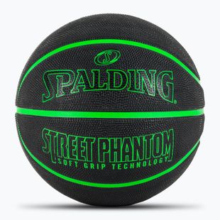 Piłka do koszykówki Spalding Phantom czarny/zielony rozmiar 6