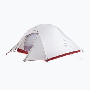 Namiot trekkingowy 3-osobowy Naturehike Updated Cloud Up 3 light grey/red