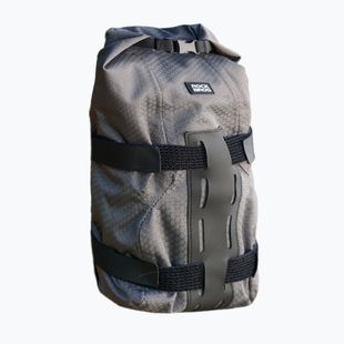 Torba i bagażnik na widelec rowerowy Rockbros Front Fork Rack+Fork Bag grey/black
