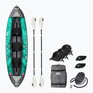 Kajak pompowany 3-osobowy Aqua Marina Laxo Recreational Kayak 12'6" 380 cm dark green