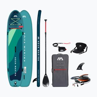 Zestaw deska SUP pompowana Aqua Marina Super Trip Essential 12'6" dark green
