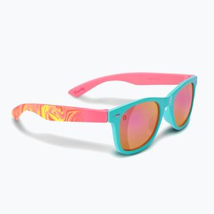 Okulary przeciwsłoneczne dziecięce Aztron Candy candy pink/twisty/polarized rainbow pink mir/grey.