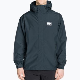 Kurtka przeciwdeszczowa męska Helly Hansen Seven J Rain navy