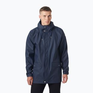 Płaszcz przeciwdeszczowy męski Helly Hansen Moss Rain Coat navy