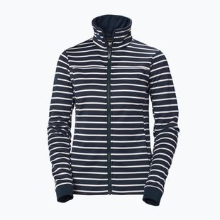 Bluza żeglarska damska Helly Hansen Crew Fleece navy stripe
