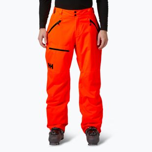Spodnie narciarskie męskie Helly Hansen Sogn Cargo neon orange