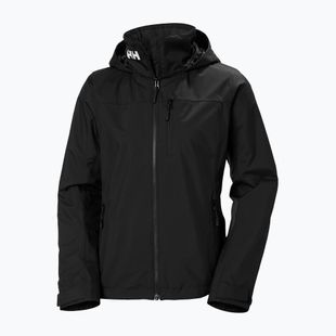 Kurtka żeglarska damska Helly Hansen Crew Hooded Midlayer 2.0 black