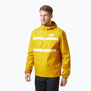 Kurtka żeglarska męska Helly Hansen Salt Striped Windbreaker gold rush