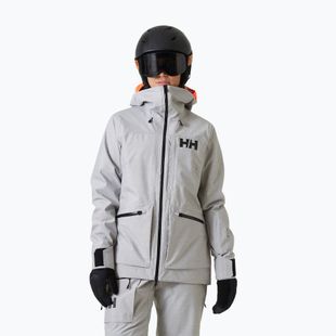 Kurtka narciarska damska Helly Hansen Powderqueen 3.0 grey/melange