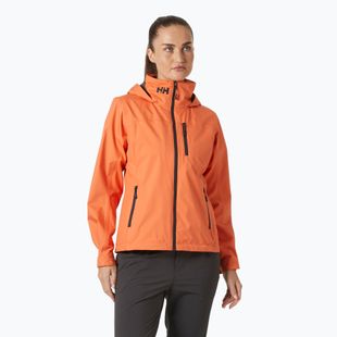Kurtka żeglarska damska Helly Hansen Crew Hooded 2.0 bonfire
