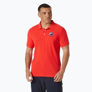 Koszulka polo męska Helly Hansen Hp Race Polo 2.0 alert red