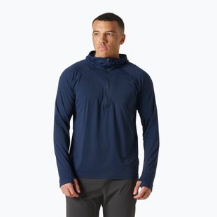 Bluza trekkingowa męska Helly Hansen Shine Solen 1/2 Zip Hoodie navy