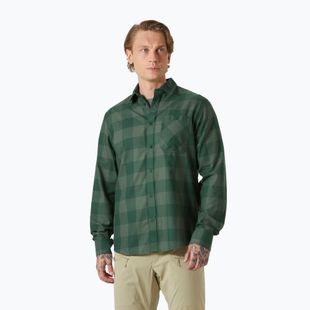 Koszula męska Helly Hansen Aker Flannel jungle green buffalo plaid