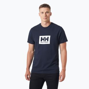 Koszulka męska Helly Hansen Box T 2.0 navy