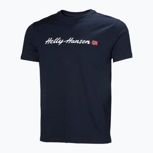 Koszulka męska Helly Hansen Core Graphic T 2.0 navy