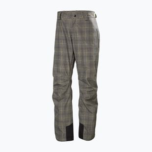 Spodnie narciarskie męskie Helly Hansen Legendary Insulated pebble broxburn plaid aop