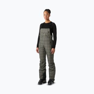Spodnie narciarskie damskie Helly Hansen Legendary Insulated Bib pebble broxburn plaid aop