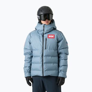 Kurtka zimowa narciarska Helly Hansen Kvitfjell Race Puffy washed navy nsf replica