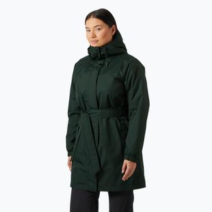 Płaszcz ocieplany damski Helly Hansen Classic Insulated Trench dark jungle