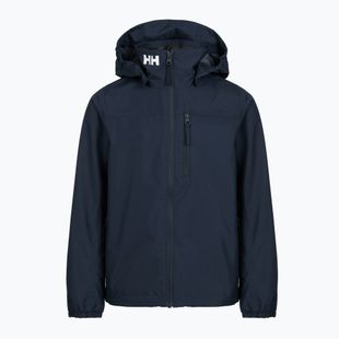 Kurtka żeglarska dziecięca Helly Hansen Crew Hooded Jr 41813 navy