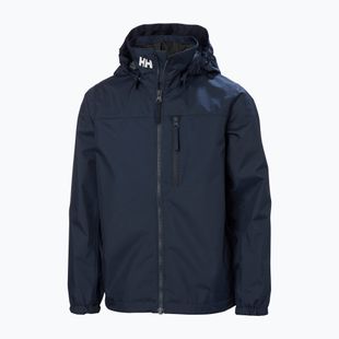 Kurtka żeglarska dziecięca Helly Hansen Crew Hooded Jr 41813 navy