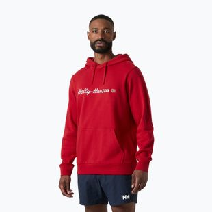Bluza męska Helly Hansen Core Graphic Hoodie red