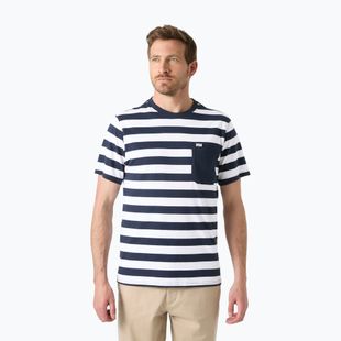 Koszulka męska Helly Hansen Hudson navy stripe