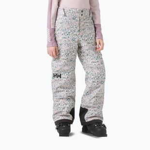 Spodnie narciarskie dziecięce Helly Hansen Diamond purple clay aop